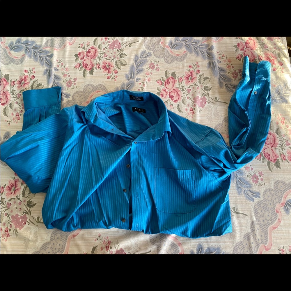 Blue Button Up